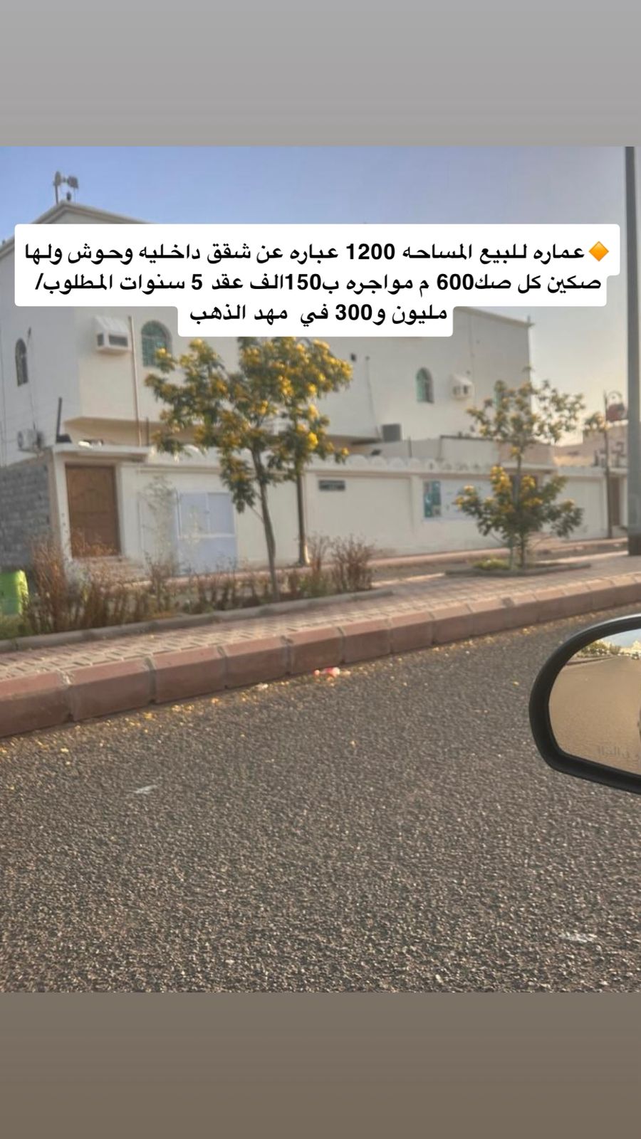 عمارة واستراحة للبيع في مهد الذهب